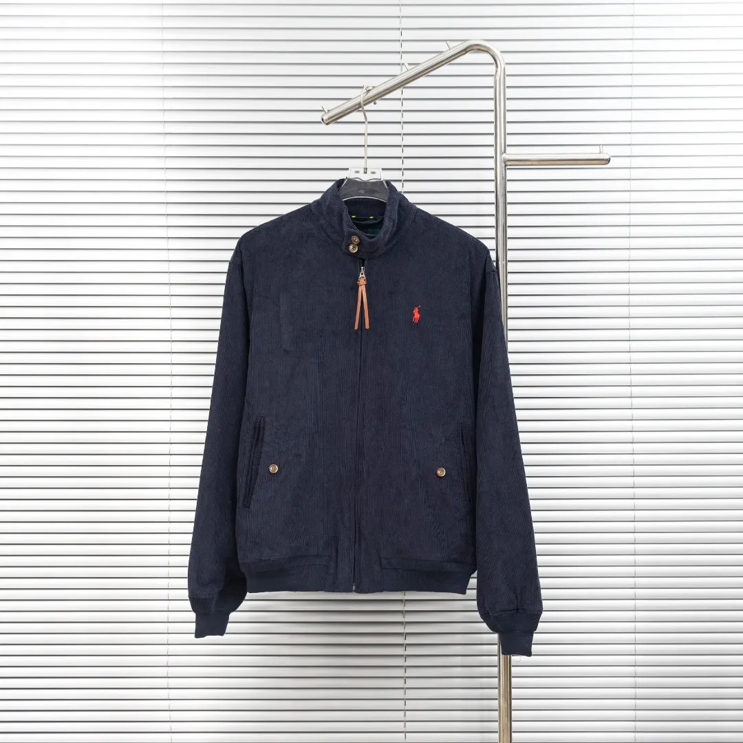 P470 top version (difference in currency) You can scan the QR code to enter the official website Style: Ralph Lauren POLO Ralph Lauren original molded small label embroidered corduroy old money style jacket Color: Picture color Size: S-XL Fabric: Corduroy Accessories: Full set of customized accessories No gender distinction, the same style for men and women